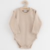 Kojenecké celorozepínací body New Baby Classic II světle béžové (Barva Béžová, Velikost 50)