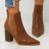 Women s Classic Chelsea Boots Autumn And Winter Outdoor Minimalist Pointed 8CM Thick High Heel Ankle.jpg 640x640.jpg (2)