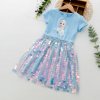 Summer Kids Clothes Pretty Korean Little Girls Dresses Frozen Elsa Anna Princess Party Costume Vestidos Bow.jpg 640x640.jpg (10)