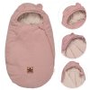 146162 272178 teploucky fusak beranek exclusiv 85x50cm baby nellys pudrove ruzovy