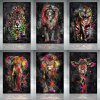 5D Diamond Art Animals DIY Diamond Painting Abstract Colorful Lion Rhinestones Mosaic Picture Cross Stitch Kit.jpg