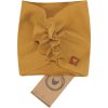 Z&Z Stylová bavlněná Čelenka/Turban, hořčicová (Velikost 80-98 (9-36m))