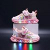 Disney LED Casual Sneakers For Spring Girls Frozen Elsa Princess Print Pu Leather Shoes Children Lighted.jpeg 640x640.jpeg