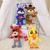 1 4Pcs Five Night At Fredde Fnaf Cute Plush Toys Game Doll 25 CM Bear Wolf.jpg