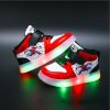 Disney Children s Led Light Shoes Fashion Aoger Spiderman Boys Sneakers Girls Cartton Casual Shoes Breathable.jpg (3)