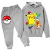 Boy Girl Pokemon Hoodie Suit Cotton Kids Hooded Sportswear Pikachu Set Pants Boys Clothes 2 pez.jpg 640x640.jpg (7)