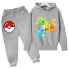 Boy Girl Pokemon Hoodie Suit Cotton Kids Hooded Sportswear Pikachu Set Pants Boys Clothes 2 pez.jpg 640x640.jpg (14)
