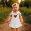 Kojenecká laclová sukýnka New Baby Luxury clothing Laura bílá (Barva Bílá, Velikost 56 (0-3m))