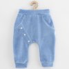 Kojenecké semiškové tepláčky New Baby Suede clothes modrá (Barva Modrá, Velikost 62 (3-6m))
