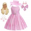 Hot Movie Barbi Costume For Kids Girls Cosplay Pink Plaid Dress Halloween Girl Dress Up Carnival.jpg 640x640.jpg (9)