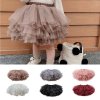 Xmas Little Girls Tutu Skirts Black Fluffy Tulle Princess Ball Gown Pettiskirt Ballet Dance Kids Party.jpg (1)