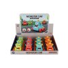 Auto MONSTER plast 9x8 cm mačkací jezdící (4 barvy)