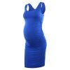 Liu Qu Women s Maternity Sleeveless Tank Dresses Casual Side Ruching Bodycon Pregnancy Dress for Daily.jpg 640x640.jpg (4)