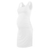 Liu Qu Women s Maternity Sleeveless Tank Dresses Casual Side Ruching Bodycon Pregnancy Dress for Daily.jpg 640x640.jpg (11)