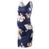 Liu Qu Women s Maternity Sleeveless Tank Dresses Casual Side Ruching Bodycon Pregnancy Dress for Daily.jpg 640x640.jpg (2)