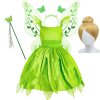 2023 Girls Dress Baby Princess Evening Ruffles Fantasy Children Green Fairy Cosplay Carnival Costume Sleeveless Pageant.jpg