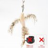 Handfree Bird Feather Cat Wand with Bell Powerful Suction Cup Interactive Toys for Cats Kitten Hunting.jpg 640x640.jpg (7)