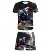 Boys Girls Disney Spiderman Cartoon Printed Sets Children T Shirts Tops Short sleeve Short Pants Clothes.jpg 640x640.jpg (16)