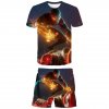 Boys Girls Disney Spiderman Cartoon Printed Sets Children T Shirts Tops Short sleeve Short Pants Clothes.jpg 640x640.jpg (5)