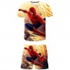 Boys Girls Disney Spiderman Cartoon Printed Sets Children T Shirts Tops Short sleeve Short Pants Clothes.jpg 640x640.jpg (17)