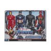 Avengers Titan Hero sada 4 ks figurek (Black Panther, Kapitána Amerika, Iron Spider a Iron Man)