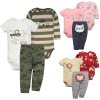 3PCS Baby Bodysuits Pants Cotton Newborn Baby Boy Clothes Summer Cartton Baby Girl Clothing Sets 0.jpg