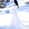 Long Tail Maternity Dresses for Photo Shoot Maternity Photography Props Maxi Dresses for Pregnant Women Clothes 3