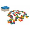 Kostky stavebnice domino plast 64ks v krabici 30x25cm Wader 12m+