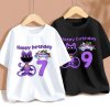 Smiling Critters Kids T Shirts Cotton T Shirt Cartoon Birthday Number 1 9 T Shirt Casual.jpg