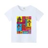 Fnafs T shirt for Children Five Nights Freddys Short Sleeve Shirt White Black Tee Anime Printed.jpg 640x640.jpg (4)