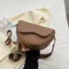 Small Leather Saddle Armpit Bags for Women 2023 Summer Chain Shoulder Crossbody Bag Ladies Vintage Underarm.jpg