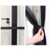 Magnetická síť proti hmyzu do dveří - šedá