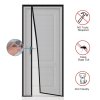 Magnetická síť proti hmyzu do dveří - šedá