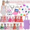 10Pcs Set 5 Handmade Clothing Suit 5 Pairs Shoes For Barbie Dress Doll Clothes 1 6.jpg 640x640.jpg (24)