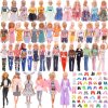 Šatičky a doplňky pro panenku Barbie - 10 ks (30 cm)