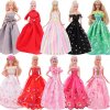 Pretty Doll Longuette Evening Dress For Barbie Clothes Accessories 1 6 BJD Blyth Girl s Toys.jpg