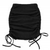 woman Summer mini skirts solid color cotton folds ladies knitting thread side draw string elastic sexy.jpg 640x640.jpg