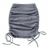 woman Summer mini skirts solid color cotton folds ladies knitting thread side draw string elastic sexy.jpg 640x640.jpg (2)