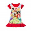 Mermaid Anna Elsa Dress Girls Nightdress Clothes Cartoon Pajamas Children s Clothing ShortSleeve Pajamas Dress Kids.jpg 640x640.jpg (2)