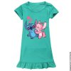 Disney Stitch Night Dress Cotton Chinese Dress Little Girl Toddler Baby Nightgown Night Wear for Kids.jpg