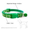 12 Pcs Wholesale Collars for Cat Collar With Bell Adjustable Necklace Cat Puppy Kitten Collar Dropshipping.jpg