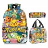 2PC 3PC Set Pikachu Pokemon Backpack Primary and Middle School Students Boys Girls Anime Cartoon Sports.jpg 640x640.jpg (18)