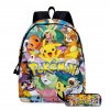 2PC 3PC Set Pikachu Pokemon Backpack Primary and Middle School Students Boys Girls Anime Cartoon Sports.jpg 640x640.jpg (12)