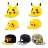 Pokemon Anime Cartoon Series Children Hat Flat brimmed hat Sun Hat Adjustable Adult Outdoor Sports Baseball.jpg
