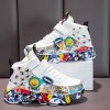 Size 26 36 Children Sports Sneakers for Girls Kid Cartoon Graffiti Pattern Casual Shoes Boys Basketball.jpg (3)