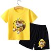 PAW Patrol Children Clothes Shorts Suit Anime Print Summer Thin Short Sleeved Top Shorts Cartoon Cute.jpg