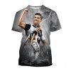 TRIČKO s 3D potiskem Cristiano Ronaldo (S-6XL)
