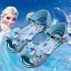 Dívčí lesklé sandálky s flitry a s motivem oblíbené animované pohádky "Frozen"