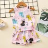 Boys Girls Pajamas New Summer Sleeveless Children s Clothing Sleepwear Cotton Pyjamas Sets For Kids 2.jpg 640x640.jpg (3)