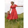 Mother Daughter Matching Dress Party Dress 2024 Girl Woman White Blue Floral Dresses for Kids Mommy.jpg 640x640.jpg